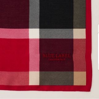 バーバリーブルーレーベル(BURBERRY BLUE LABEL)のブルーレーベルクレストブリッジ　チェック柄ハンカチ未使用(ハンカチ)