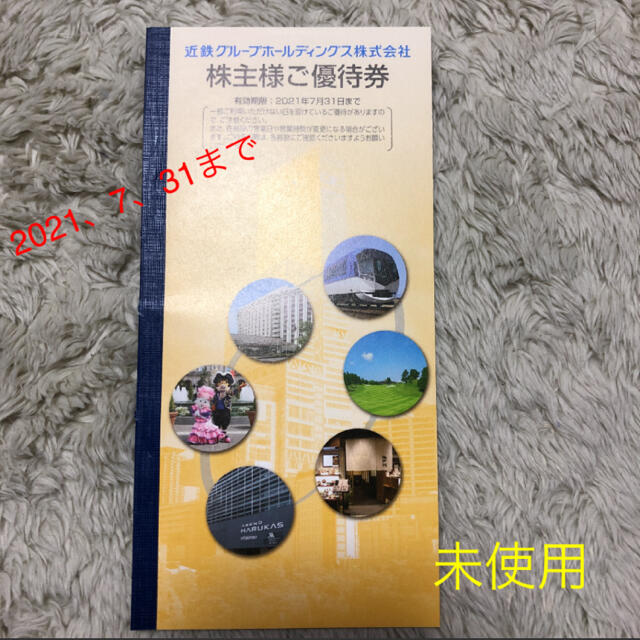 近鉄百貨店(キンテツヒャッカテン)の近鉄グループホールディングス株式会社　株主様ご優待券 チケットの優待券/割引券(その他)の商品写真