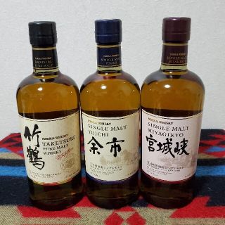 ニッカウイスキー(ニッカウヰスキー)のニッカウヰスキー　竹鶴　余市　宮城峡　飲み比べセット(ウイスキー)