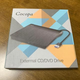 【ほぼ新品】CD DVDドライブ　USB接続(PC周辺機器)