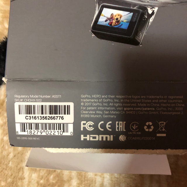 GoPro(ゴープロ)のGopro Hero5 スマホ/家電/カメラのカメラ(コンパクトデジタルカメラ)の商品写真