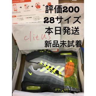 ナイキ(NIKE)の28 NIKE AIR MAX 95 OG "NEON YELLOW" 2020(スニーカー)