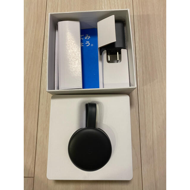 Google(グーグル)のGoogle Chromecast スマホ/家電/カメラのテレビ/映像機器(映像用ケーブル)の商品写真