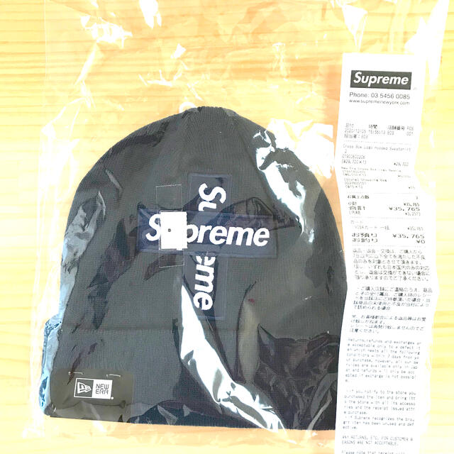 メンズSupreme New Era Cross Box Logo Beanie