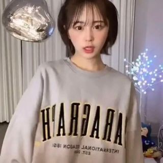 最大2000円引き マラソン期間 なえなの着用 PARAGRAPH スウェット
