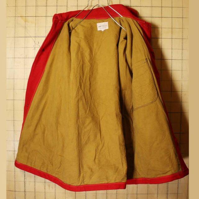 60s WESTERN FIELDウールハンティングジャケット Lレッドaw19 メンズのジャケット/アウター(カバーオール)の商品写真