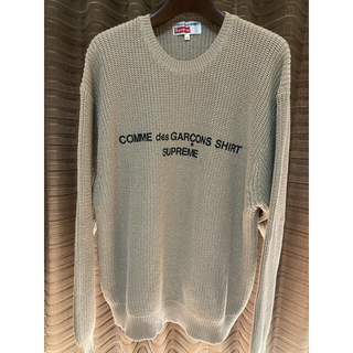 シュプリーム(Supreme)の確実正規品 M SUPREME ×  コムデギャルソン 18AW Sweater(ニット/セーター)