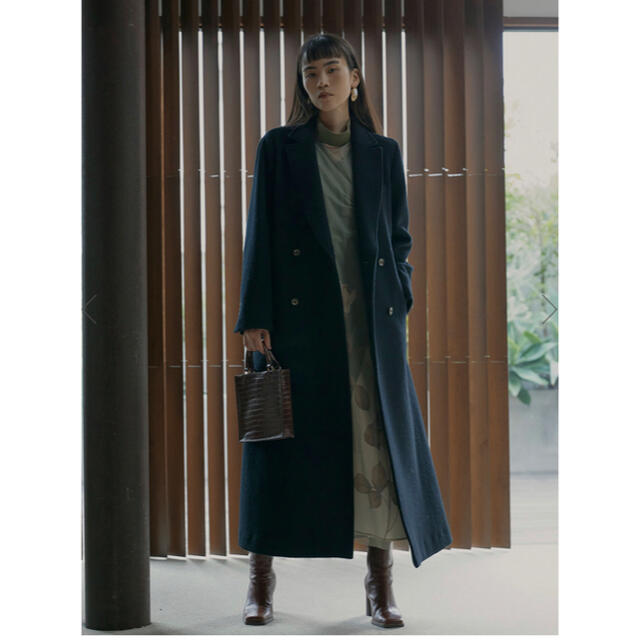 Ameri VINTAGE(アメリヴィンテージ)のUNDRESSED BACK PLEATS COAT レディースのジャケット/アウター(ロングコート)の商品写真