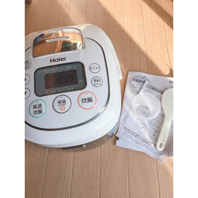 Haier - Haier JJ-M55D(W) ハイアールマイコンジャー炊飯器 5.5 Haier - Haier JJ-M55D(W) ハイアールマイコンジャー炊飯器 5.5