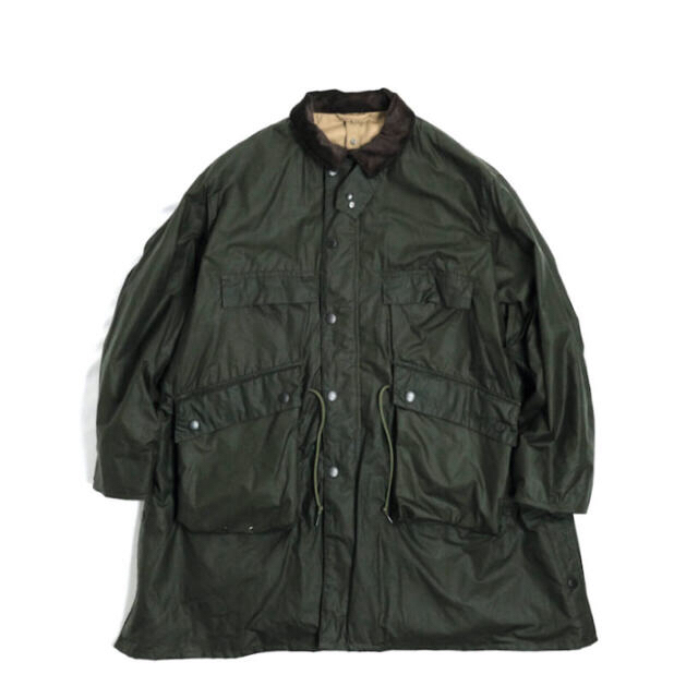 Barbour(バーブァー)のKAPTAIN SUNSHINE 別注　Barbour セージグリーン　19aw メンズのジャケット/アウター(ステンカラーコート)の商品写真