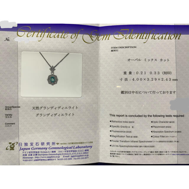 最新作好評 ★希少石★pt900 天然グランディディエライト ペンダント★新品・鑑別書付★の通販 by リリカ's shop|ラクマ 好評定番