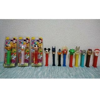 モリナガセイカ(森永製菓)のPEZ(未開封3本、他9本)(キャラクターグッズ)