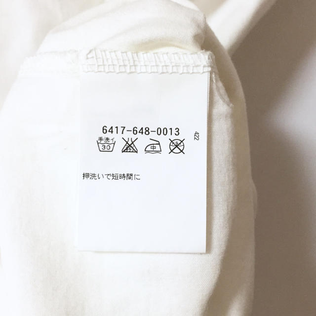 UNITED ARROWS(ユナイテッドアローズ)の美品■デザインネックTシャツ レディースのトップス(Tシャツ(半袖/袖なし))の商品写真