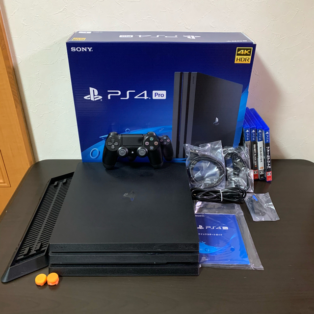 【おまけ付き】PS4 Pro CUH-7200BB01 500GBSSD換装エンタメ/ホビー