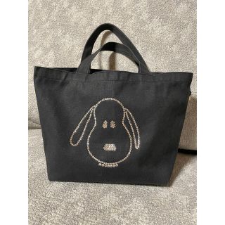 スヌーピー(SNOOPY)のスヌーピー SNOOPY スワロフスキー ミニトートバッグ コラボ 限定品(トートバッグ)