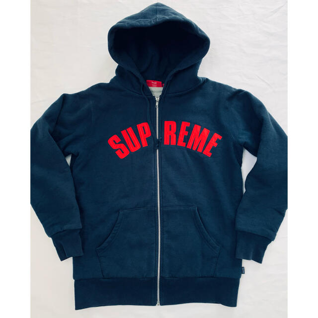 SUPREME シュプリーム アーチロゴ スウェット ZIPパーカ サイズS