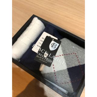 ブラックレーベルクレストブリッジ(BLACK LABEL CRESTBRIDGE)の新品★ブラックレーベルクレストブリッジ★ギフトセット★靴下　タオルハンカチ★(ハンカチ/ポケットチーフ)