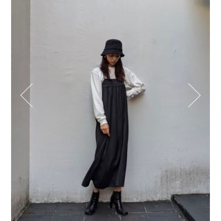 マウジー(moussy)のmoussy サテン ストラップ スカート マウジー(ロングワンピース/マキシワンピース)