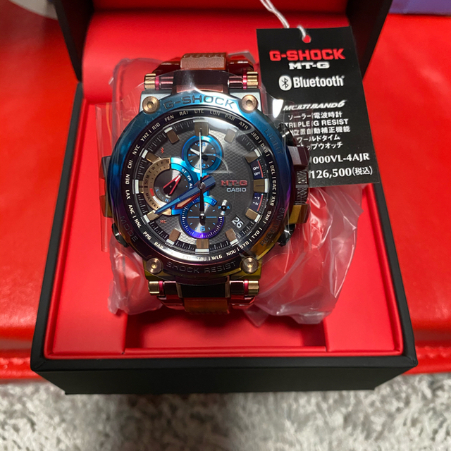 G-SHOCK(ジーショック)のG-SHOCK MTG-B1000VL-4AJR レインボーIP 火山雷 メンズの時計(腕時計(アナログ))の商品写真