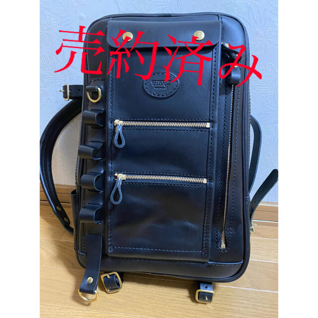 HERZ(ヘルツ)のヘルツ 2wayスクエアリュック R-66 黒 メンズのバッグ(バッグパック/リュック)の商品写真