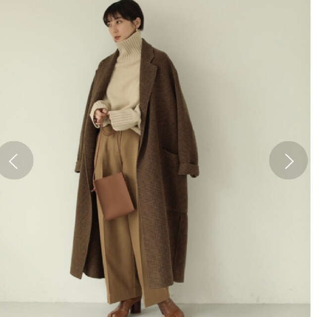 トゥデイフルTODAYFUL Over Check Coat 36-