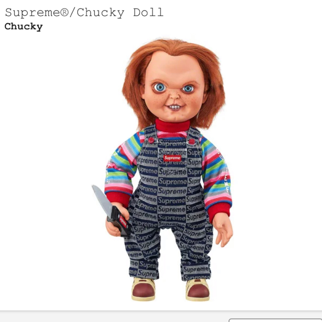 Supreme(シュプリーム)のSupreme®/Chucky Doll シュプリーム　チャッキー ハンドメイドのぬいぐるみ/人形(人形)の商品写真