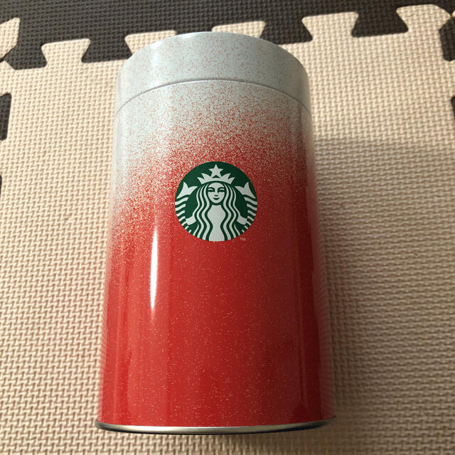 Starbucks Coffee(スターバックスコーヒー)のスターバックス　キャニスター 缶　2020 レッド エンタメ/ホビーのコレクション(ノベルティグッズ)の商品写真