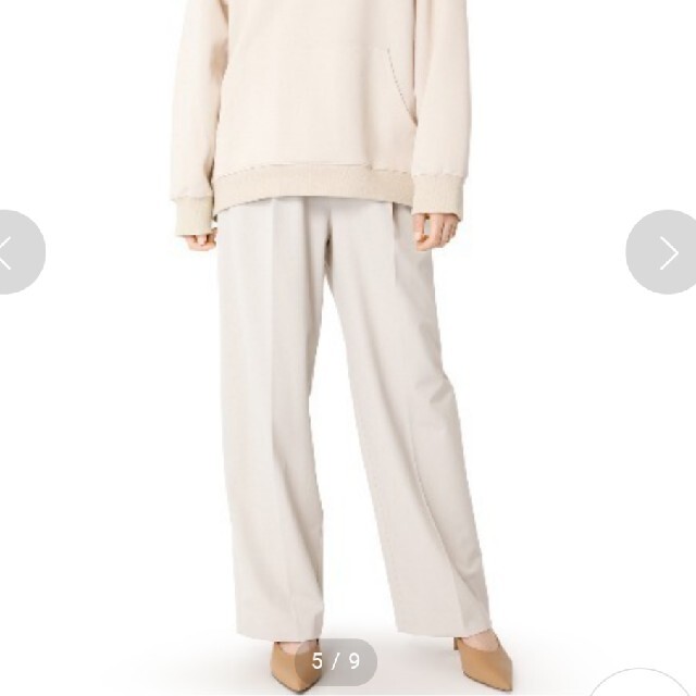 メール便送料無料05 ルシェルブルー contrasting fabric pants Irene