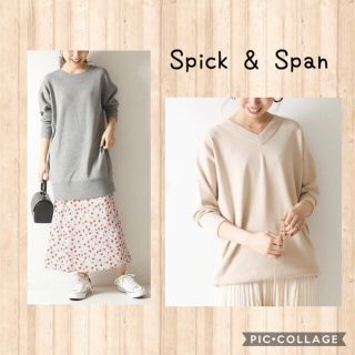 スピックアンドスパン(Spick & Span)の総針2wayプルオーバー(ニット/セーター)