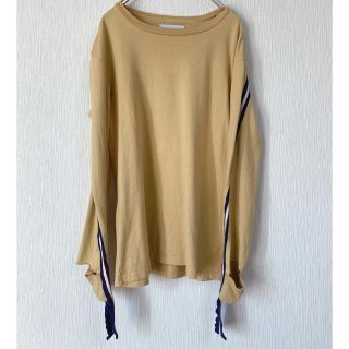 ファセッタズム(FACETASM)のFACETASM RIB LONG TEE (ベージュ) ファセッタズム　ロンT(Tシャツ/カットソー(七分/長袖))