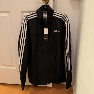 アディダス(adidas)のadidas アディダス ジャージ上アウター　3本ライン　ブラック　サイズ2XL(ジャージ)