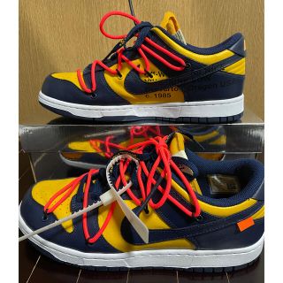 ナイキ(NIKE)のOFF-WHITE × NIKE DUNK LOW   (スニーカー)