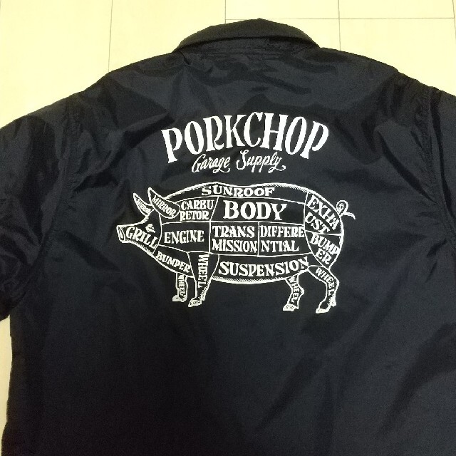 PORKCHOP ポークチョップ コーチジャケット ネイビー PORKCHOP ポークチョップ コーチジャケット ネイビー