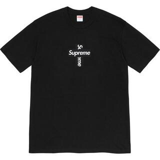 シュプリーム(Supreme)のXL Supreme Cross Box Logo Tee 黒 国内正規品(Tシャツ/カットソー(半袖/袖なし))