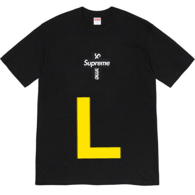 Supreme Cross Box Logo Tee Black L