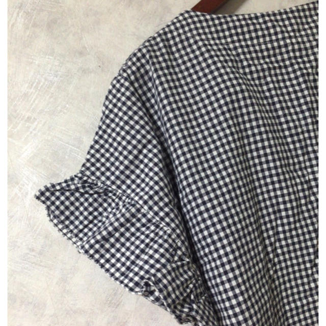 SM2(サマンサモスモス)のチェックブラウス レディースのトップス(シャツ/ブラウス(半袖/袖なし))の商品写真