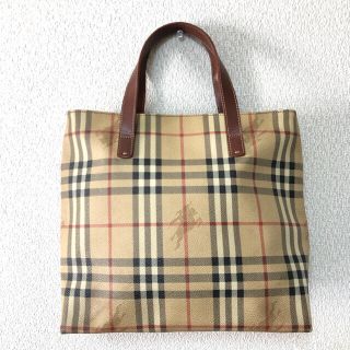 バーバリー(BURBERRY)のバーバリー　トートバッグ　ハンドバッグ　ノバチェック(トートバッグ)