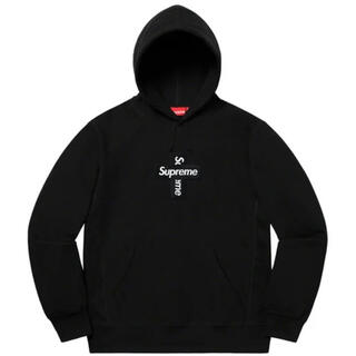 シュプリーム(Supreme)のM  Supreme Cross Box Logo Hooded BLACK(パーカー)