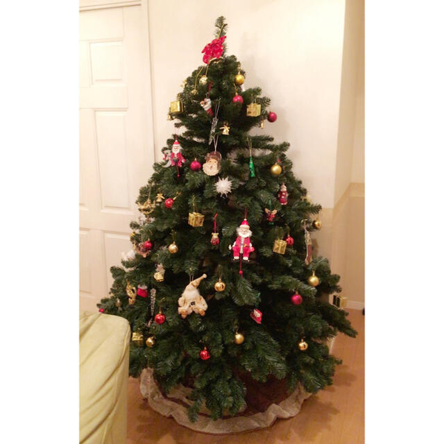 ☆超豪華☆ボリュームいっぱいクリスマスツリー　180cmのサムネイル