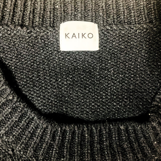 ALLEGE(アレッジ)のKAIKO(カイコー) CREW NECK OBLONG SWEATER メンズのトップス(ニット/セーター)の商品写真