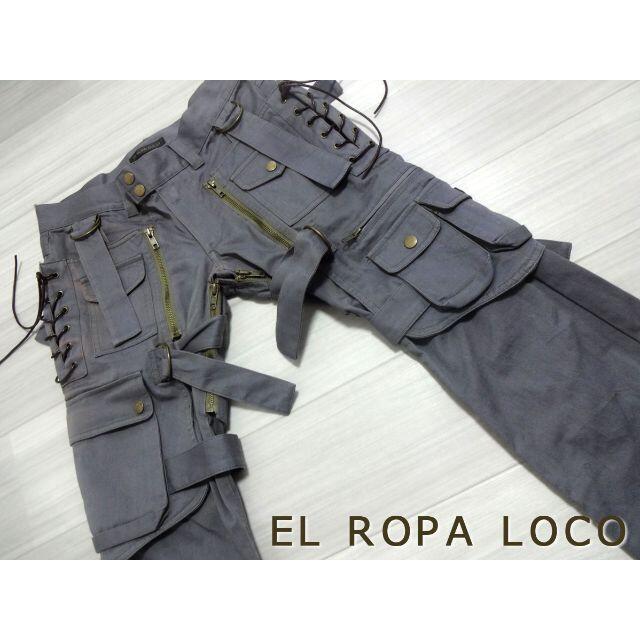 EL ROPA LOCO レースアップカーゴパンツ カーキ バッファローボブズ | フリマアプリ ラクマ