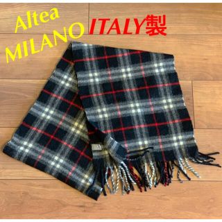 アルテア(ALTEA)のイタリー製Altea MILANO バーバリーチェック　バージンウール　マフラー(マフラー/ショール)