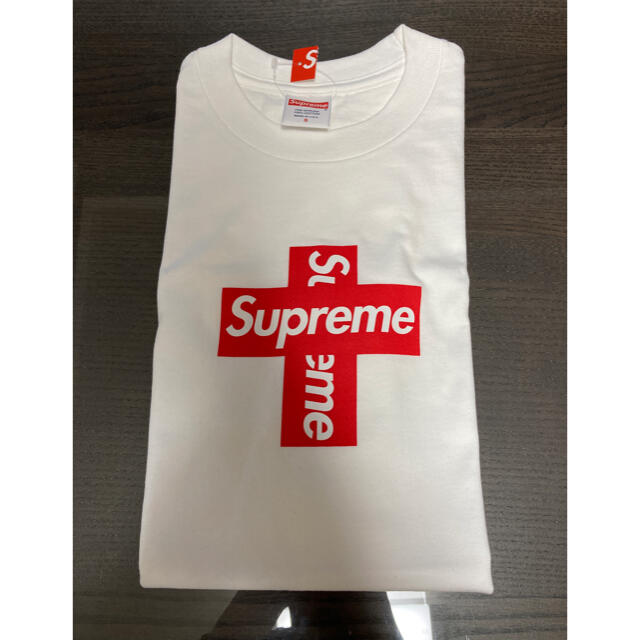 メンズsupreme cross box logo tee s bogo tシャツ