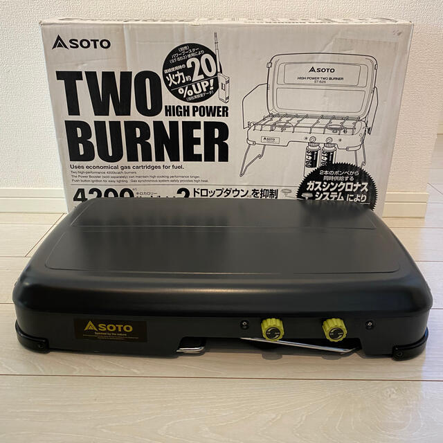 新富士バーナー(シンフジパートナー)のSOTO TWOBURNER キャンプ　バーナー スポーツ/アウトドアのアウトドア(調理器具)の商品写真