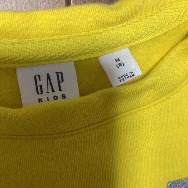 GAP Kids(ギャップキッズ)のgapキッズ 裏起毛トレーナー 130㎝ キッズ/ベビー/マタニティのキッズ服女の子用(90cm~)(Tシャツ/カットソー)の商品写真
