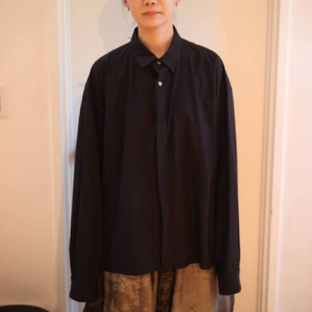 UNUSED(アンユーズド)のstein Over Sleeve Combine Shirt Jacket   メンズのトップス(シャツ)の商品写真