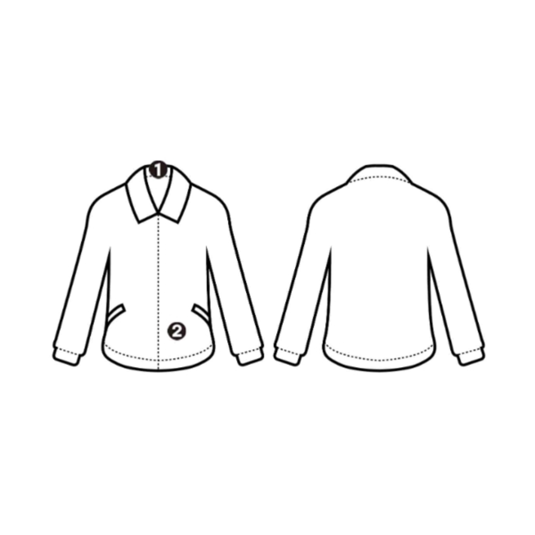 Loro Piana ロロピアーナ ブルゾン 襟裏ロゴ ジップ 高級 S-