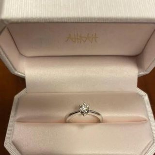 アーカー(AHKAH)の婚約指輪　7号　AHKAH（アーカー　サイズ変更可40万相当）(リング(指輪))