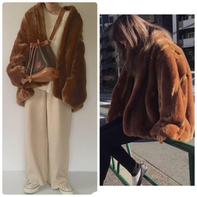 BEAUTY&YOUTH UNITED ARROWS(ビューティアンドユースユナイテッドアローズ)の6(ROKU) FAKE MINK FUR COAT ロク　ファーコート レディースのジャケット/アウター(毛皮/ファーコート)の商品写真