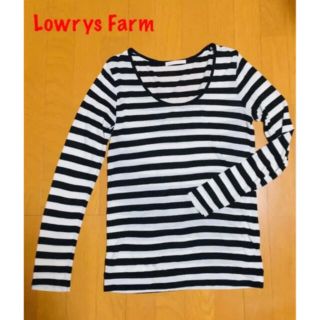 ローリーズファーム(LOWRYS FARM)のLowrys Farm 長袖ボーダーカットソー(カットソー(長袖/七分))